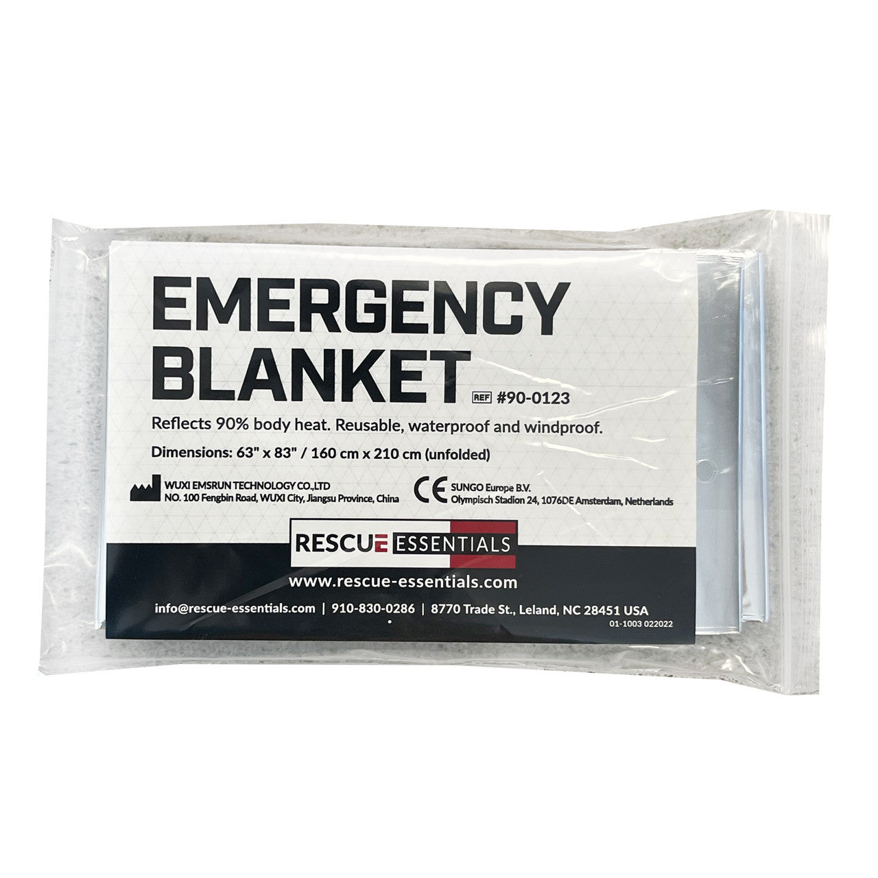 Rescue Essentials Survival Emergency Blanket