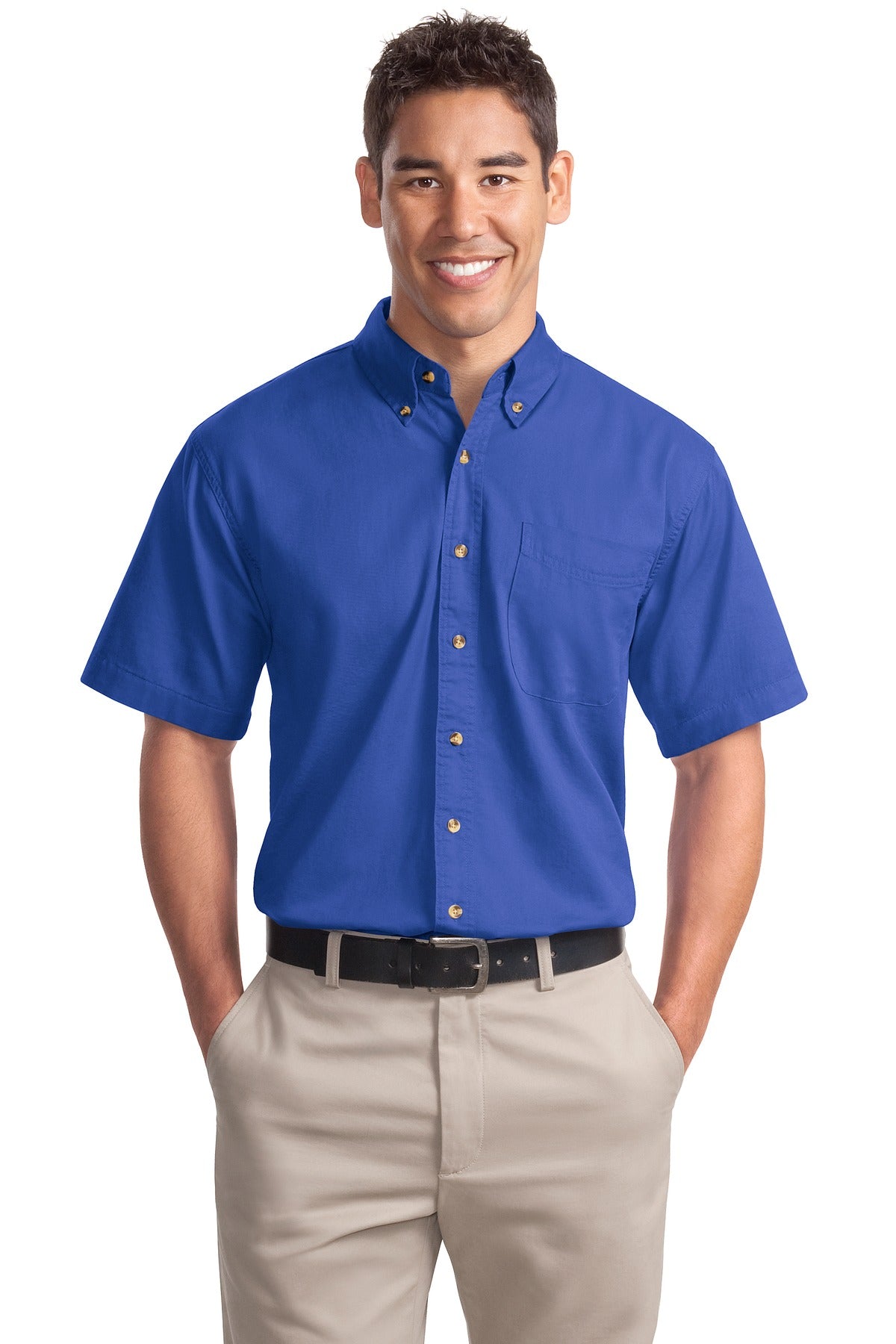 Port Authority- Port Authority® Short Sleeve Twill Shirt. S500T-Medtech- 3