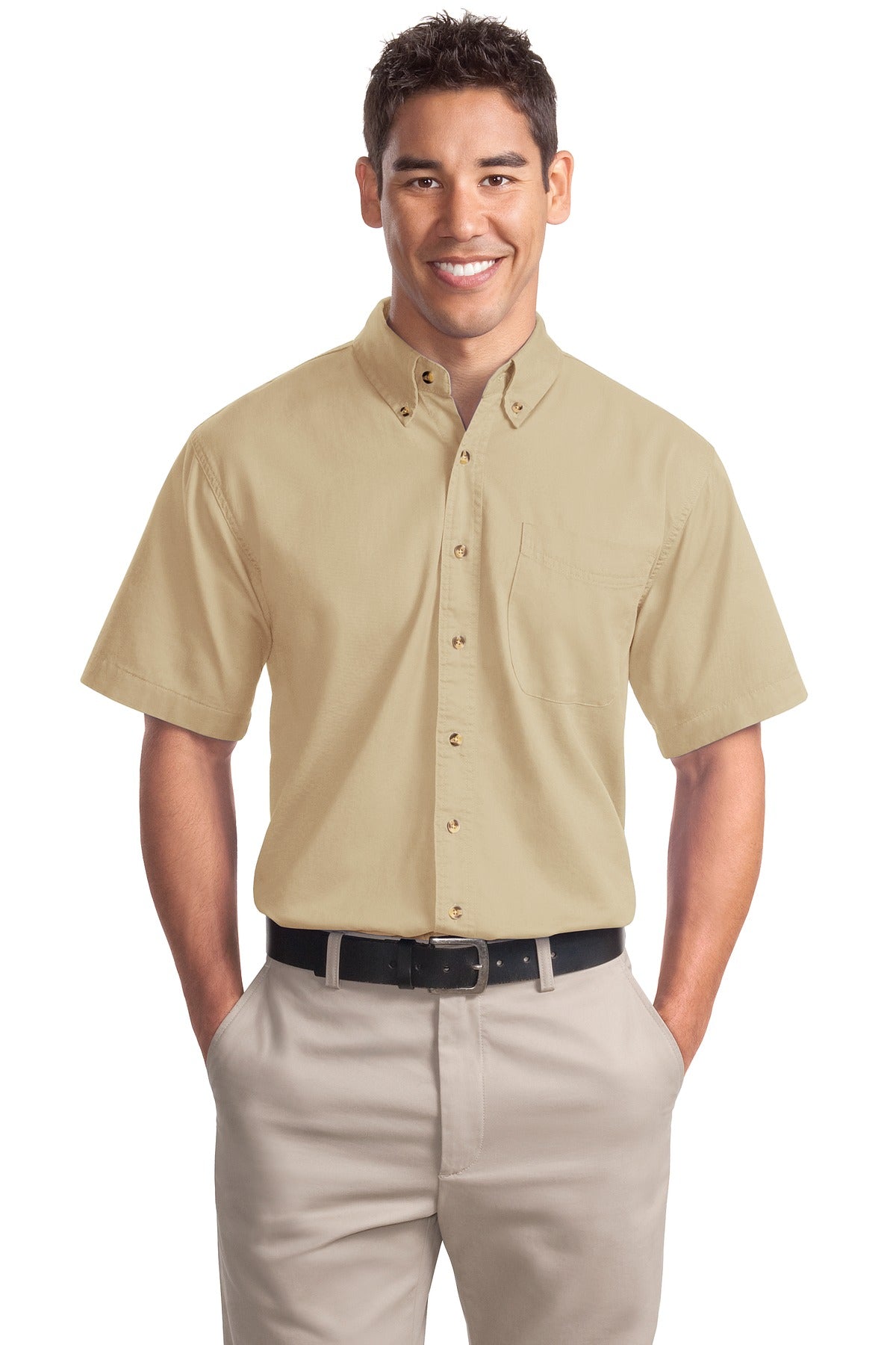 Port Authority- Port Authority® Short Sleeve Twill Shirt. S500T-Medtech- 5