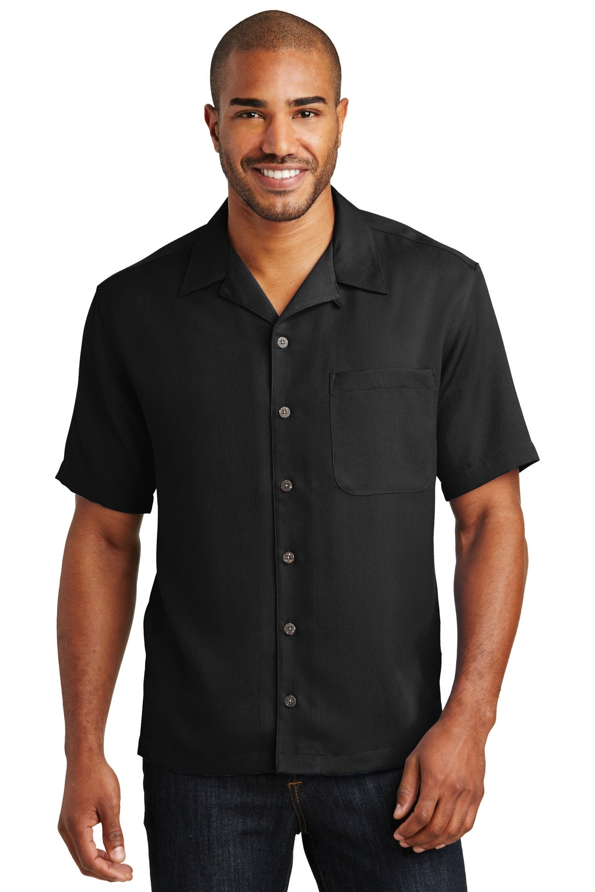 Port Authority- Port Authority® Easy Care Camp Shirt. S535-Medtech- 1