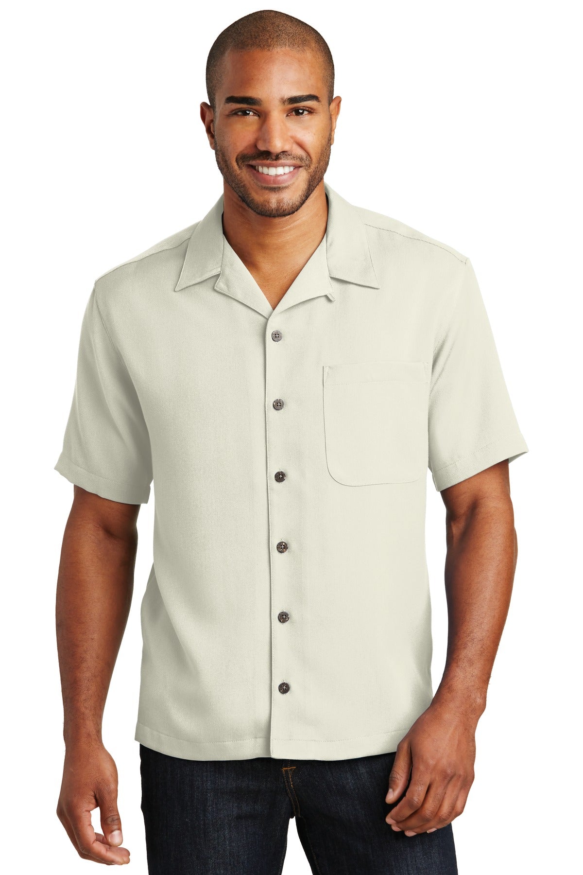 Port Authority- Port Authority® Easy Care Camp Shirt. S535-Medtech- 3