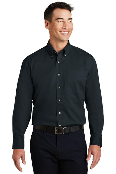 Port Authority- Port Authority® Long Sleeve Twill Shirt. S600T-Medtech- 2