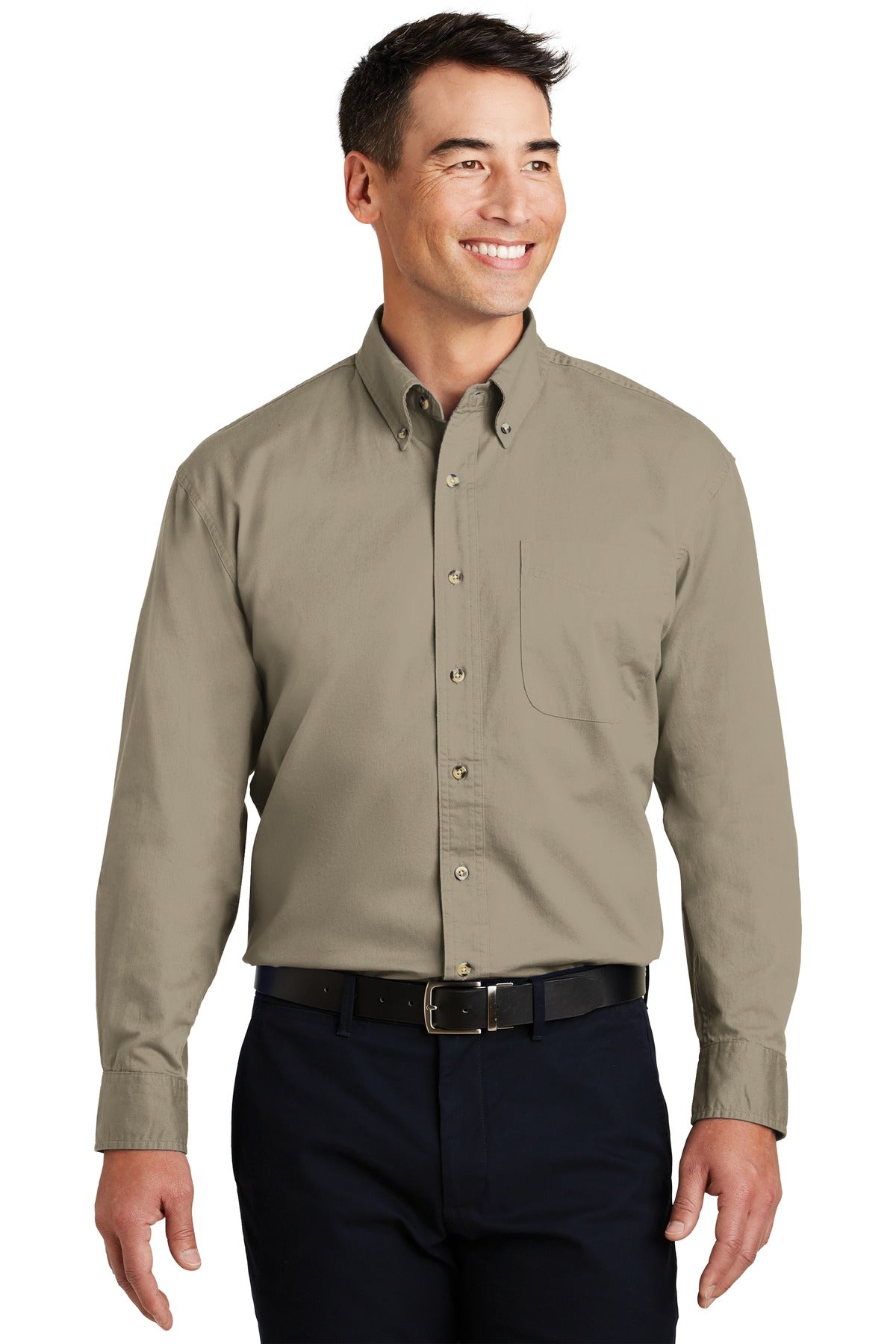 Port Authority- Port Authority® Long Sleeve Twill Shirt. S600T-Medtech- 3