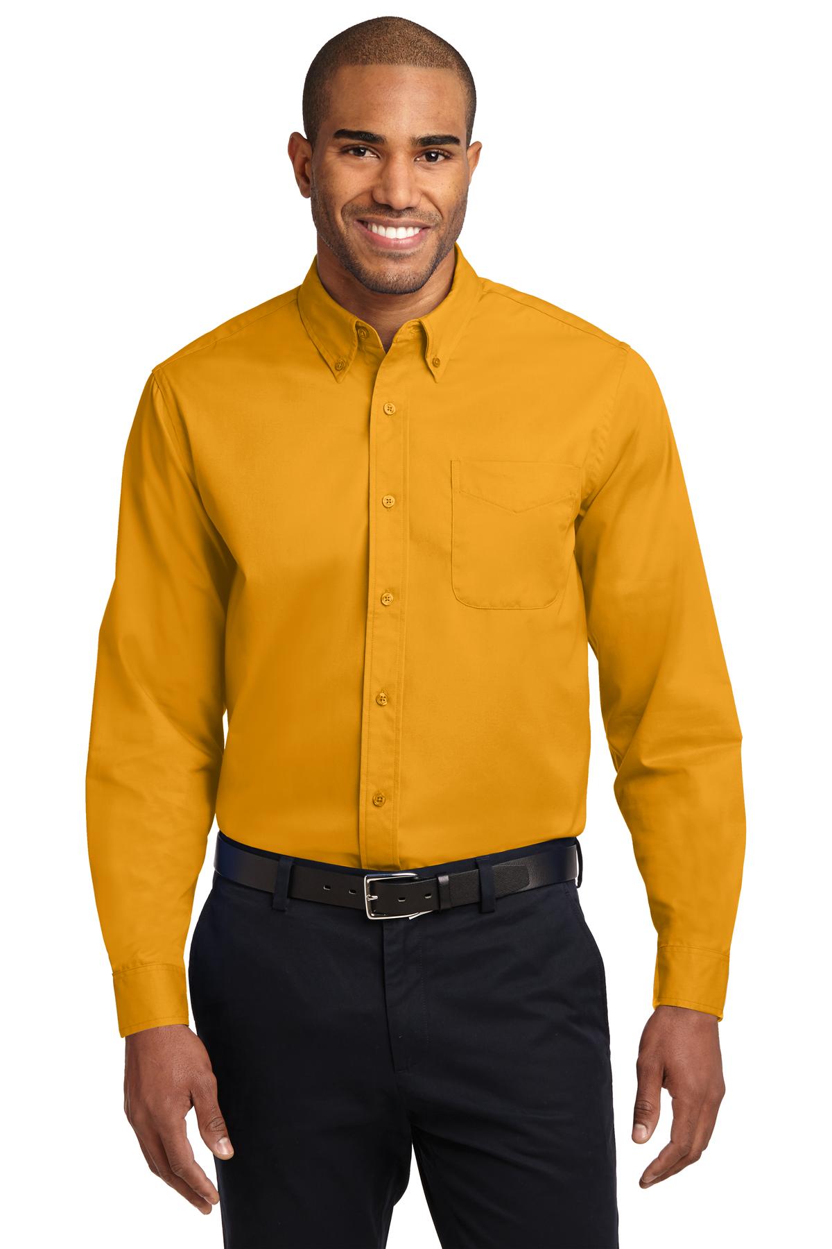 Port Authority- Port Authority® Extended Size Long Sleeve Easy Care Shirt S608ES-Medtech- 1