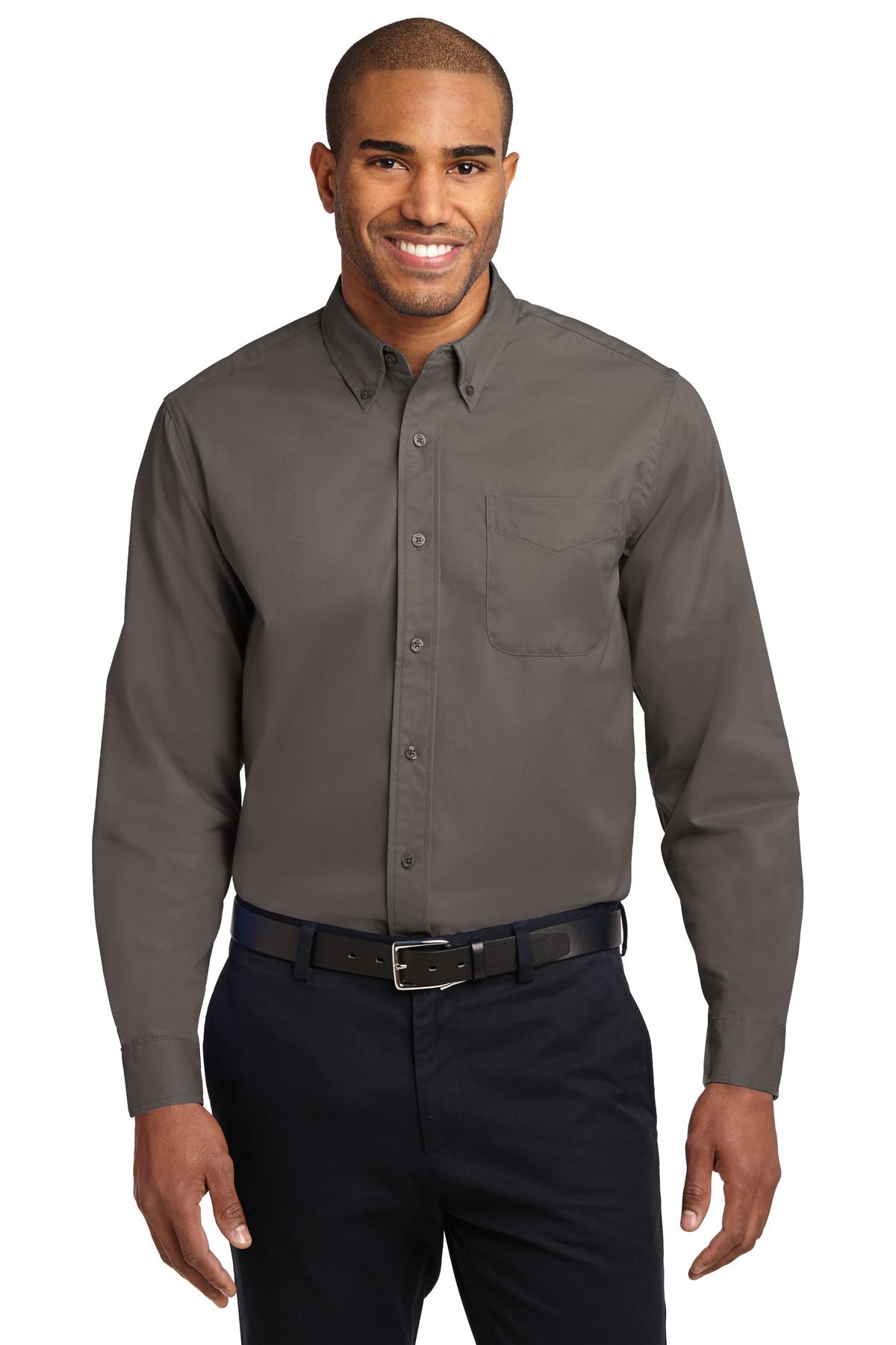 Port Authority- Port Authority® Extended Size Long Sleeve Easy Care Shirt S608ES-Medtech- 2