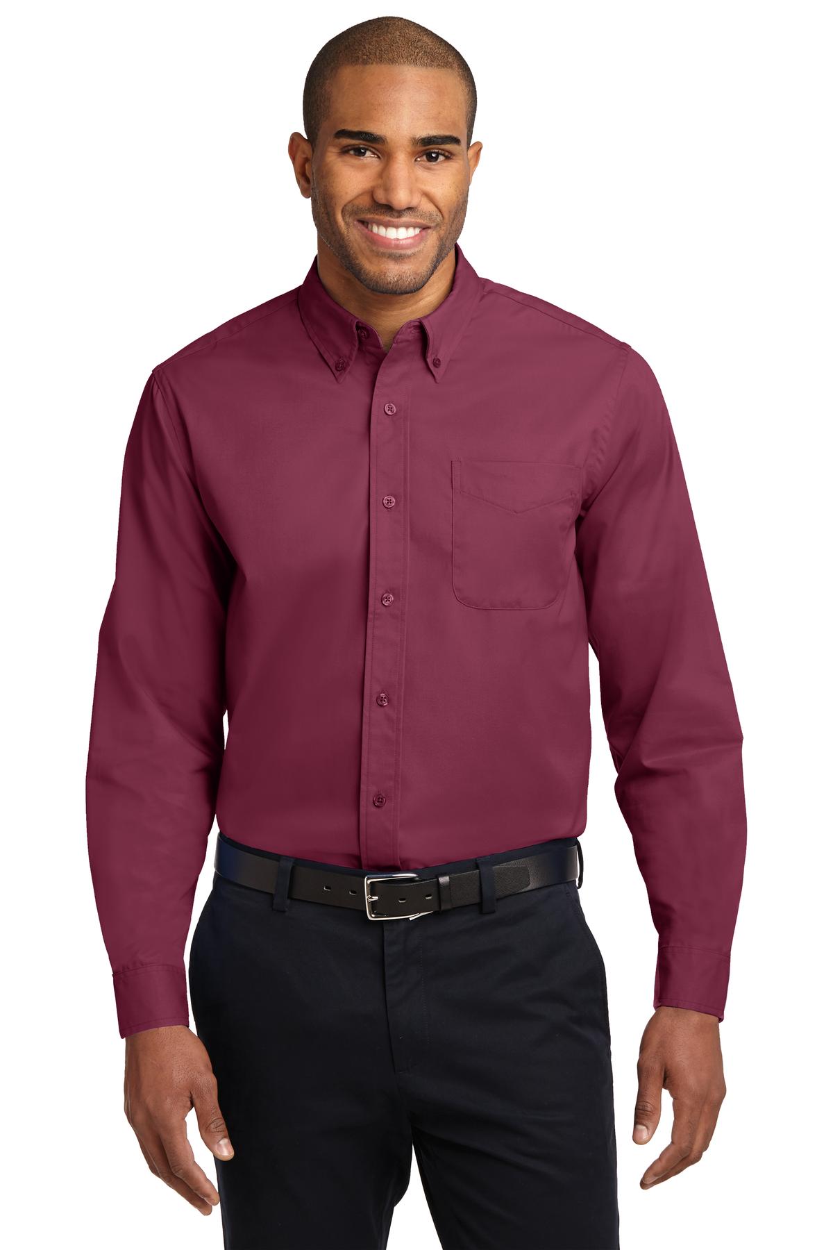 Port Authority- Port Authority® Extended Size Long Sleeve Easy Care Shirt S608ES-Medtech- 5