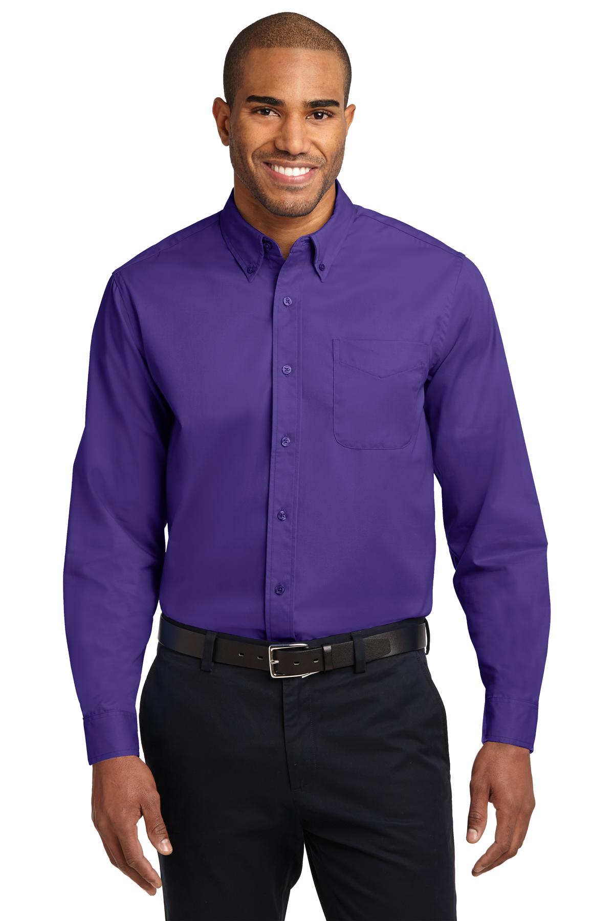 Port Authority- Port Authority® Extended Size Long Sleeve Easy Care Shirt S608ES-Medtech- 16