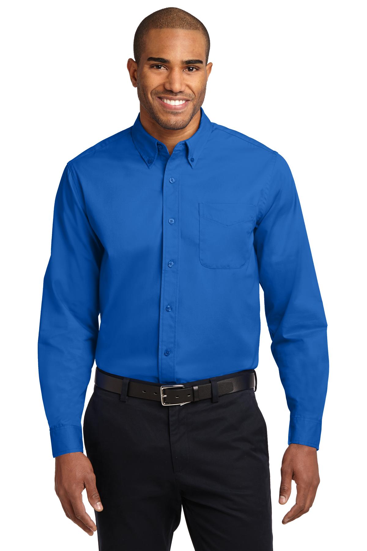 Port Authority- Port Authority® Extended Size Long Sleeve Easy Care Shirt S608ES-Medtech- 21