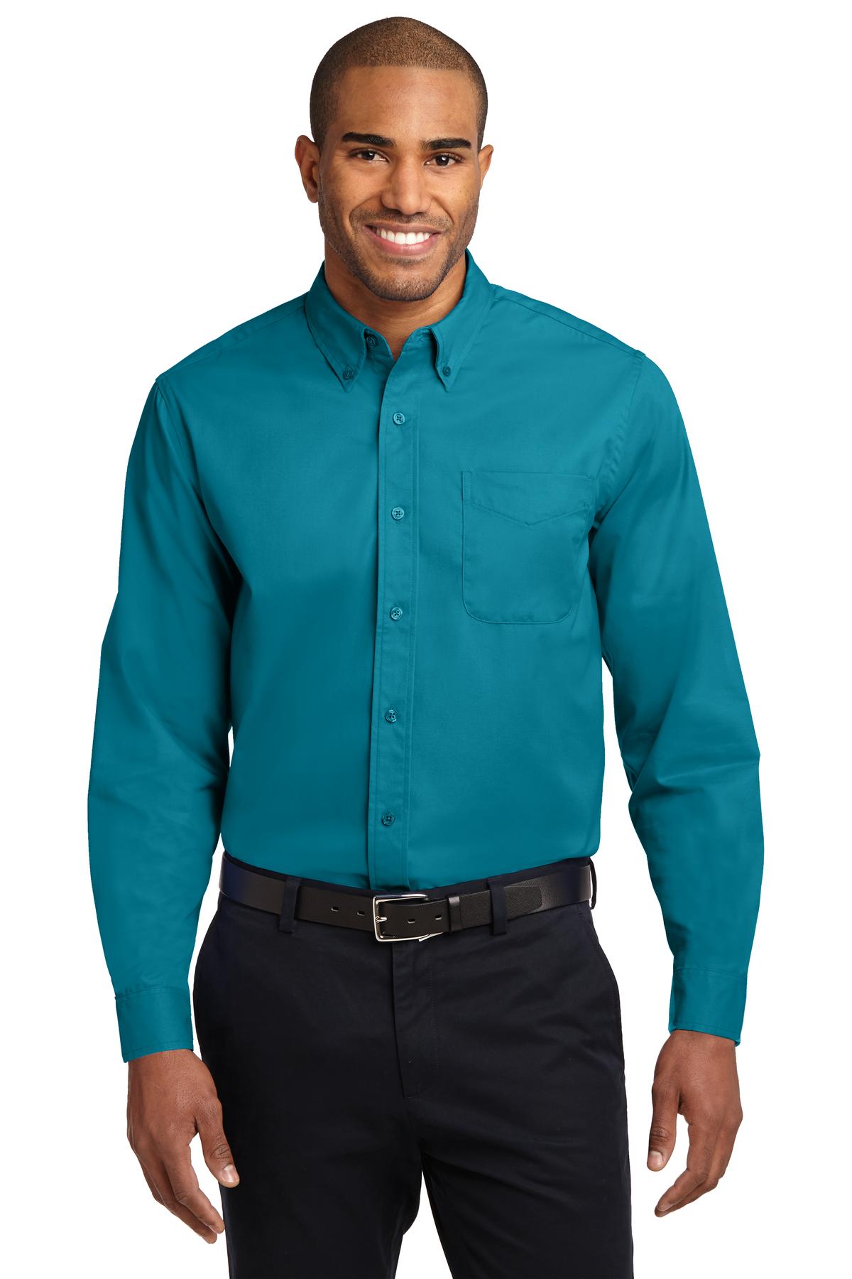 Port Authority- Port Authority® Extended Size Long Sleeve Easy Care Shirt S608ES-Medtech- 22