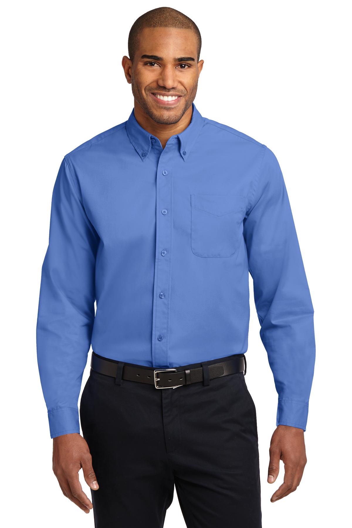 Port Authority- Port Authority® Extended Size Long Sleeve Easy Care Shirt S608ES-Medtech- 24