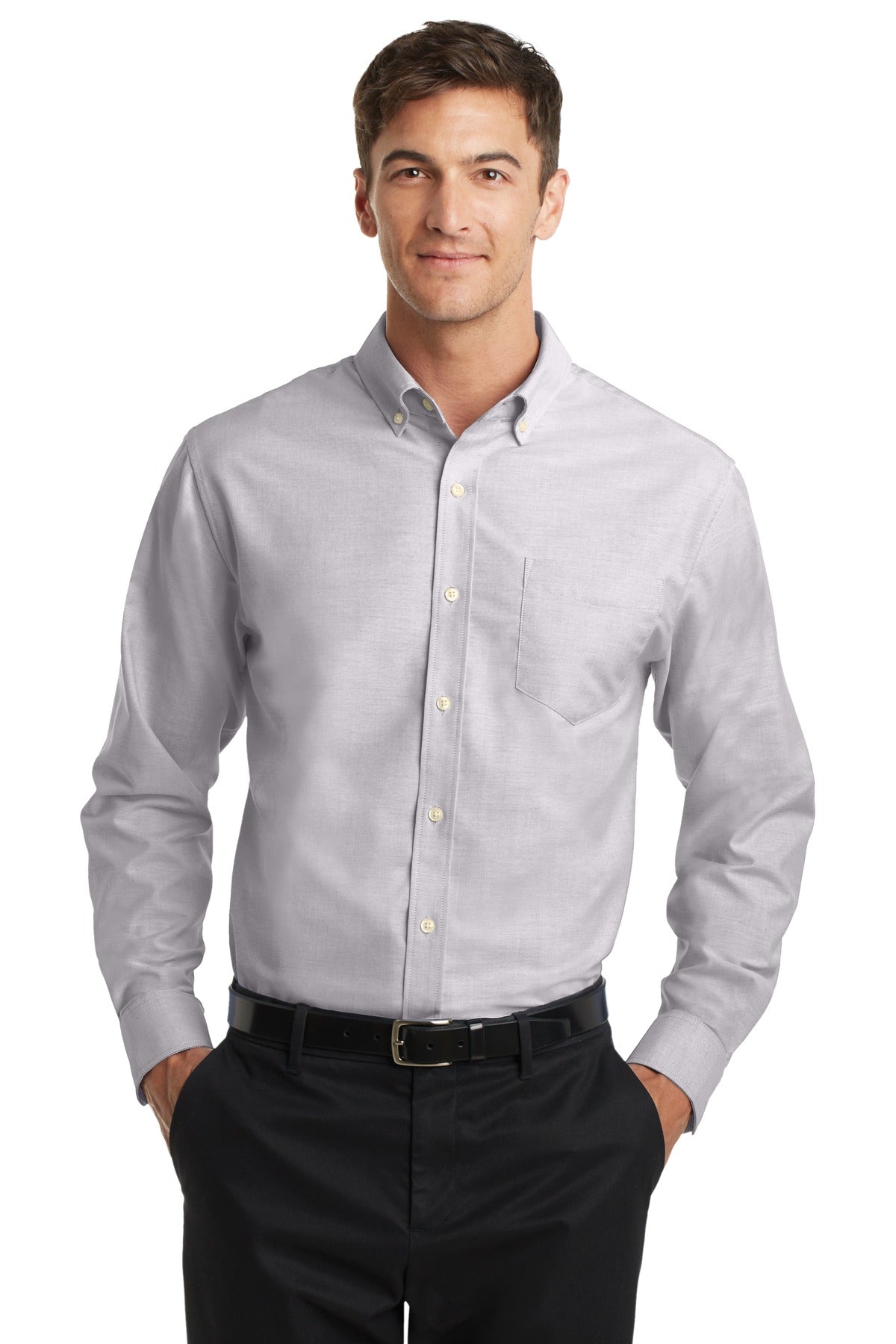 Port Authority- Port Authority® SuperPro™ Oxford Shirt. S658-Medtech- 3