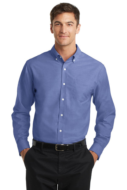 Port Authority- Port Authority® SuperPro™ Oxford Shirt. S658-Medtech- 4