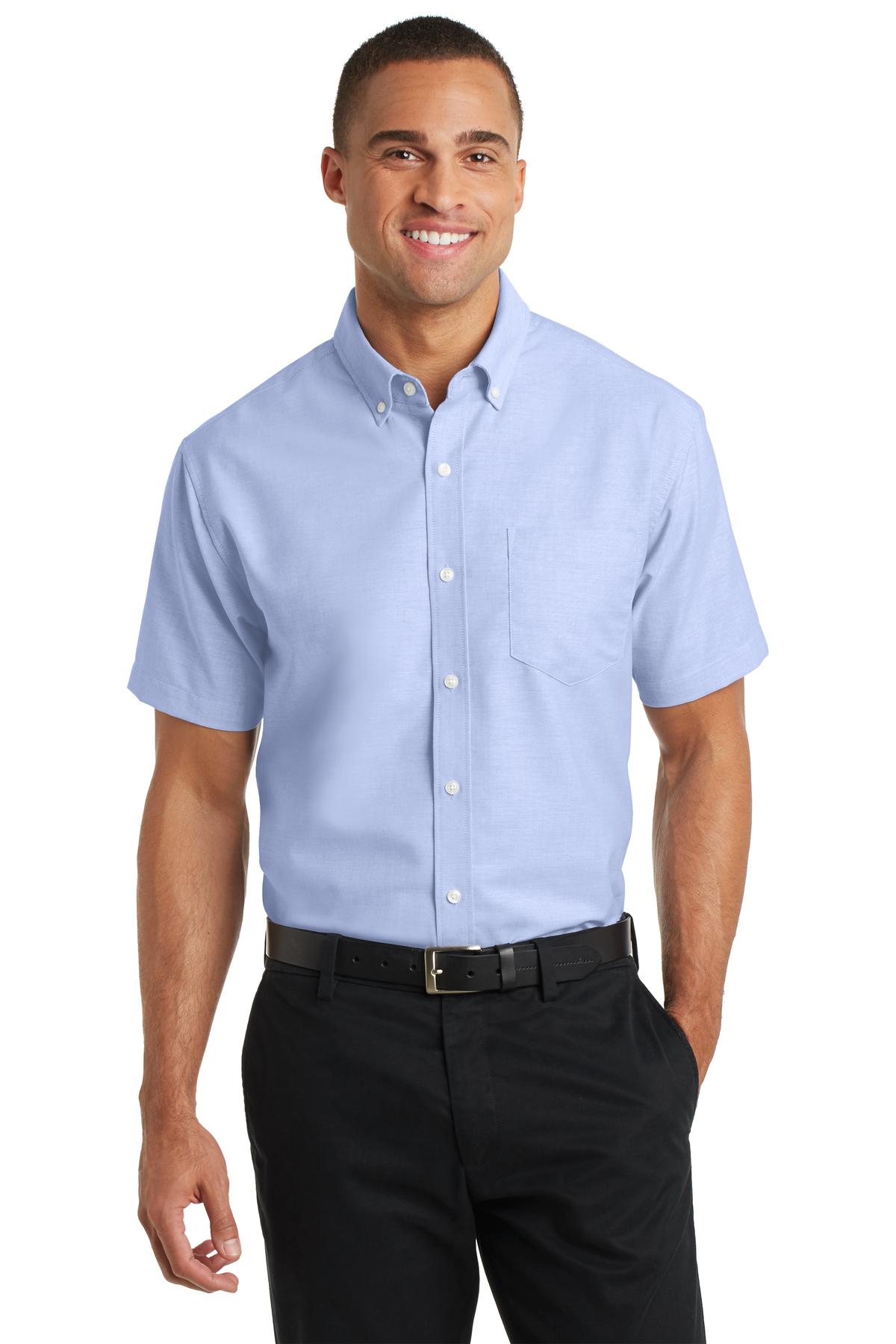 Port Authority- Port Authority® Short Sleeve SuperPro™ Oxford Shirt. S659-Medtech- 3