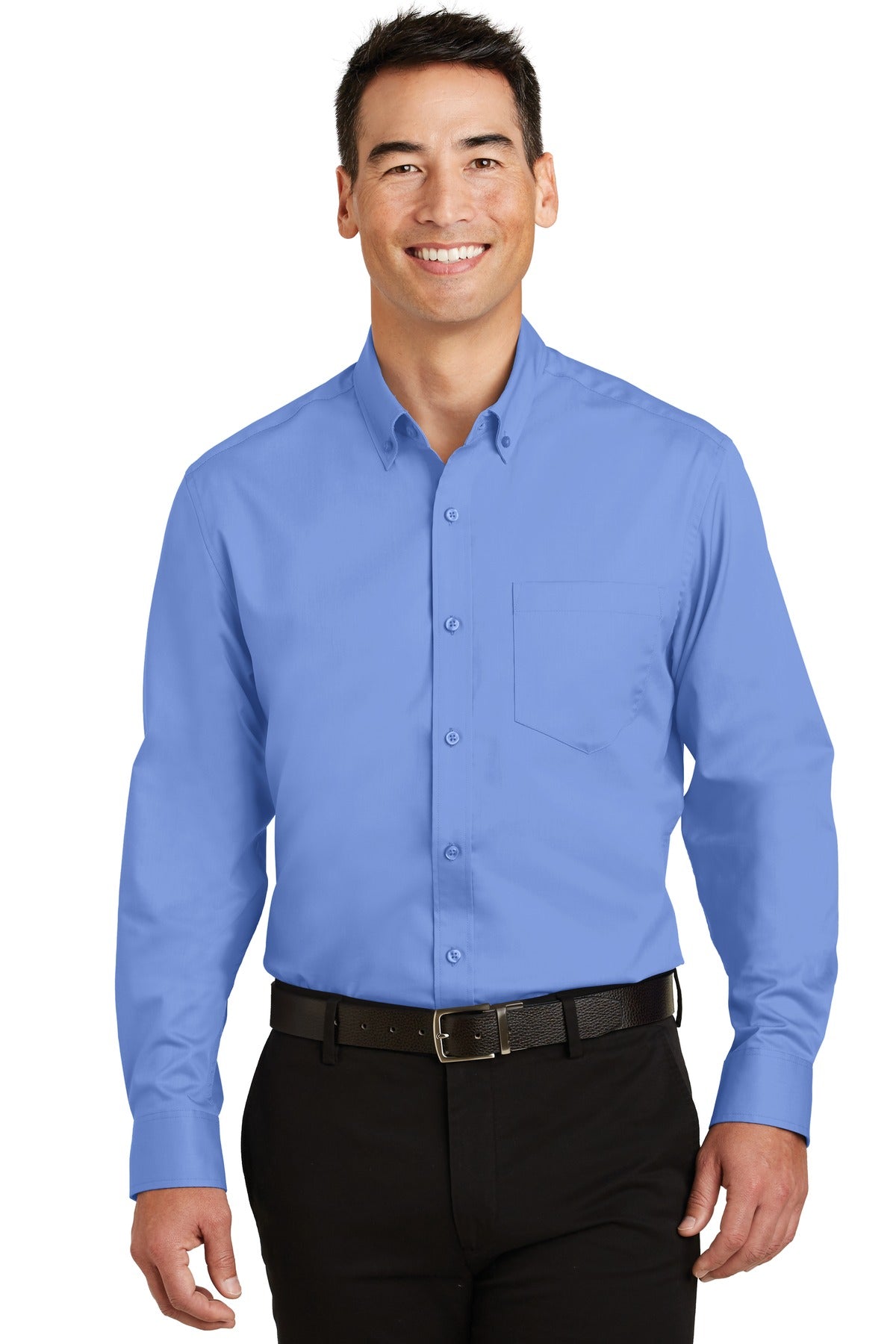 Port Authority- Port Authority® SuperPro™ Twill Shirt. S663-Medtech- 7