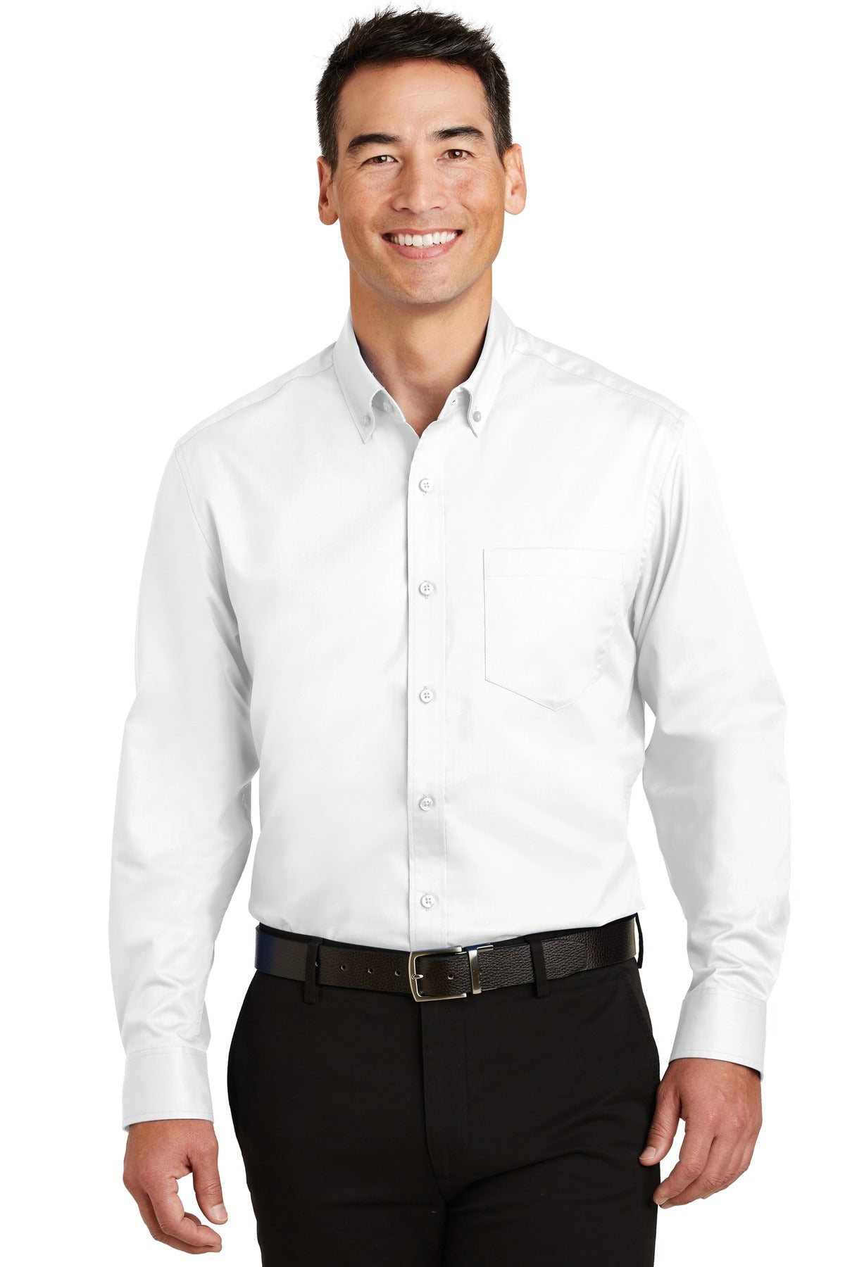 Port Authority- Port Authority® SuperPro™ Twill Shirt. S663-Medtech- 8