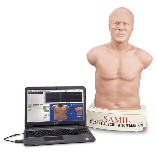 SAM II, the Student Auscultation Manikin - Light Skin