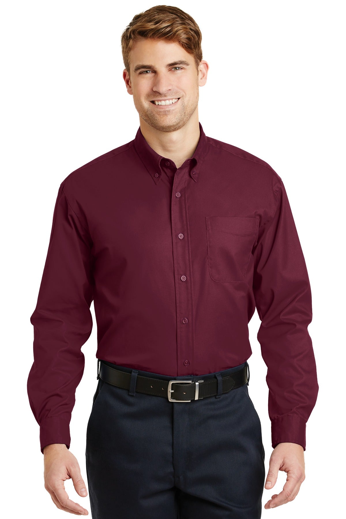 CornerStone- CornerStone® - Long Sleeve SuperPro™ Twill Shirt. SP17-Medtech- 1