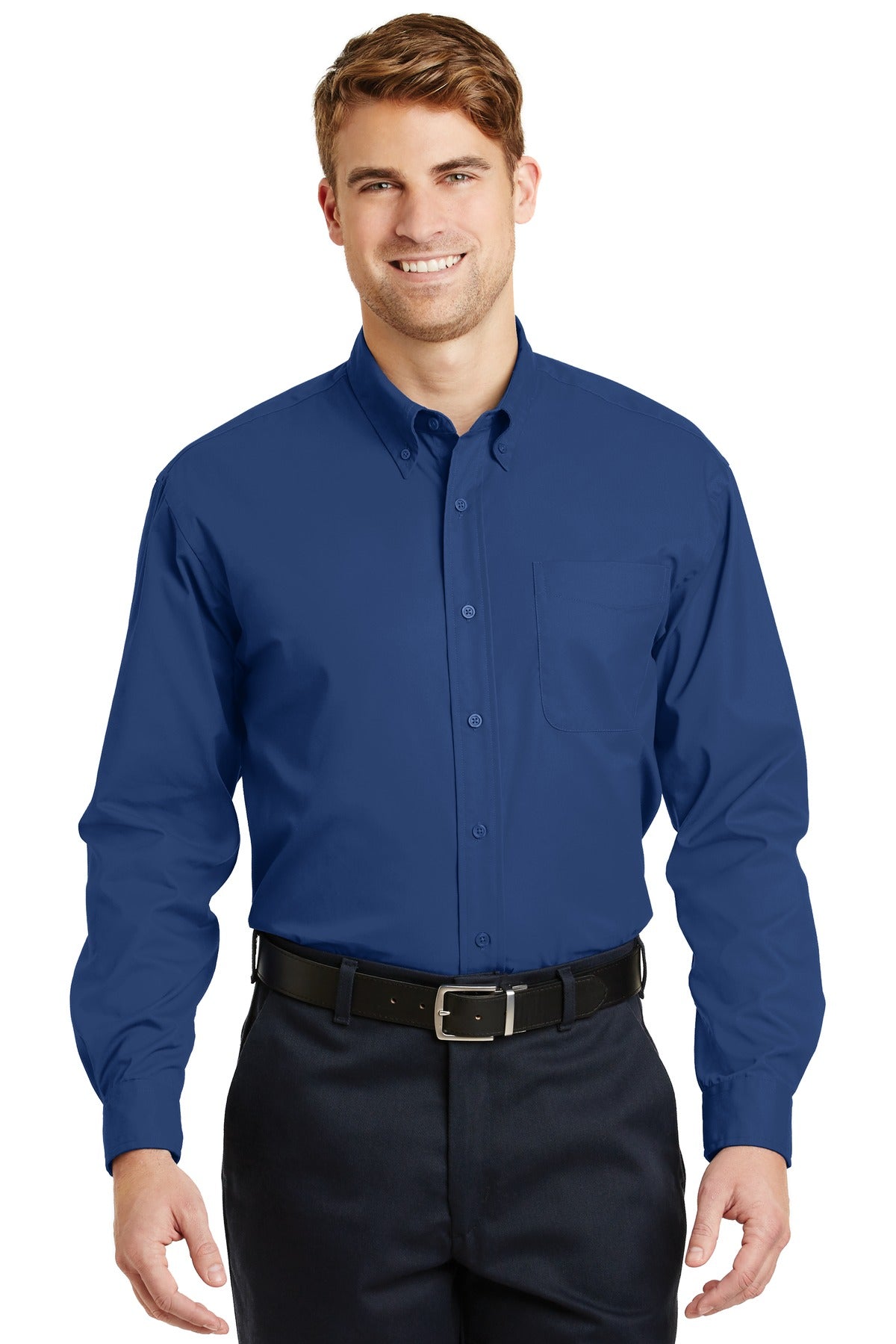 CornerStone- CornerStone® - Long Sleeve SuperPro™ Twill Shirt. SP17-Medtech- 3