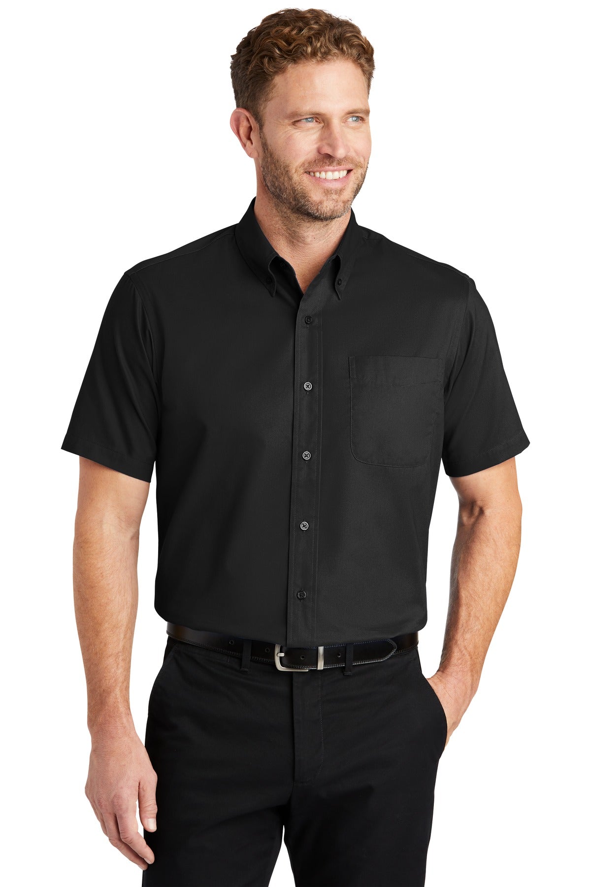 CornerStone- CornerStone® - Short Sleeve SuperPro™ Twill Shirt. SP18-Medtech- 1