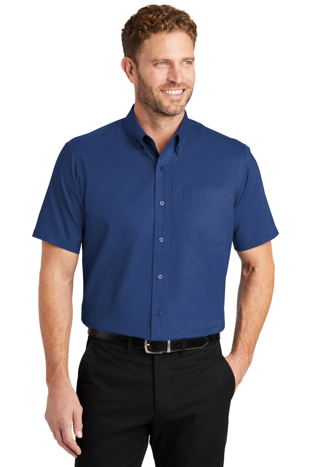 CornerStone- CornerStone® - Short Sleeve SuperPro™ Twill Shirt. SP18-Medtech- 3