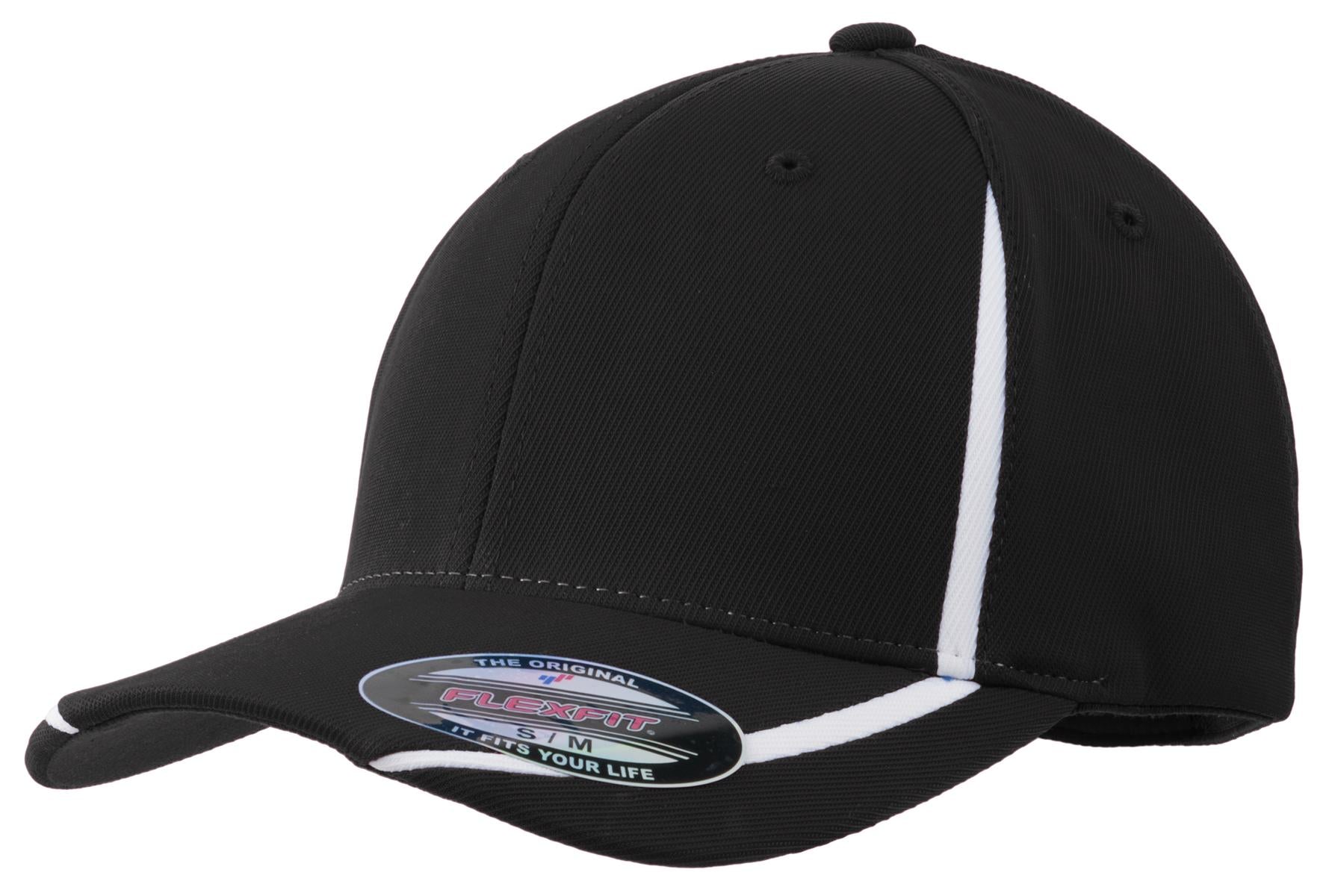 Sport-Tek- Sport-Tek® Flexfit® Performance Colorblock Cap. STC16-Medtech- 3