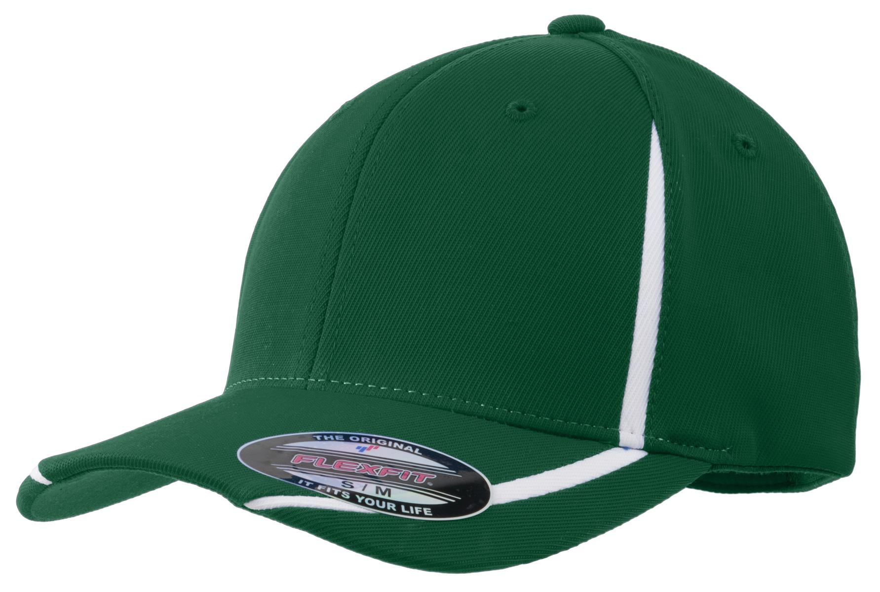 Sport-Tek- Sport-Tek® Flexfit® Performance Colorblock Cap. STC16-Medtech- 4