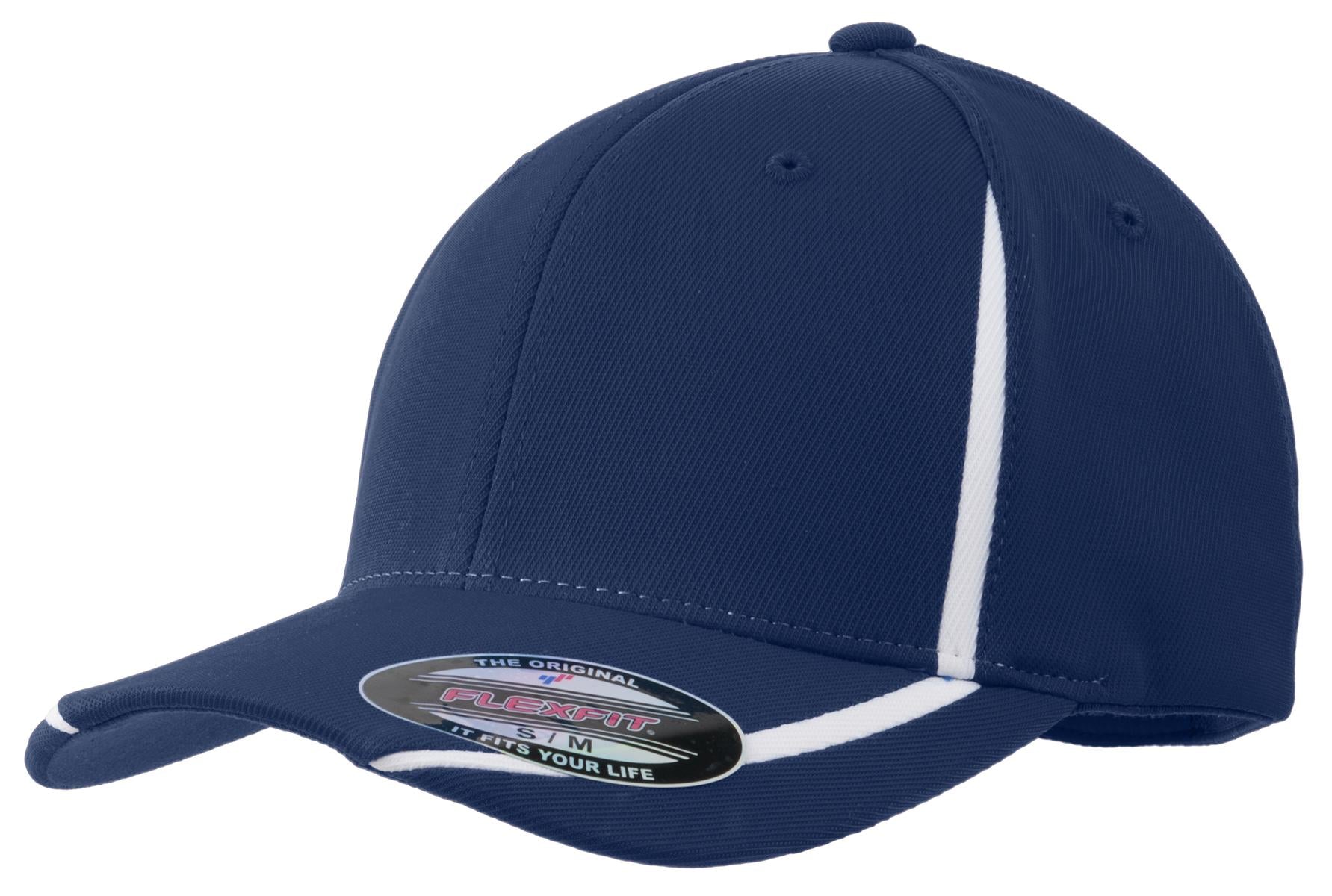 Sport-Tek- Sport-Tek® Flexfit® Performance Colorblock Cap. STC16-Medtech- 5