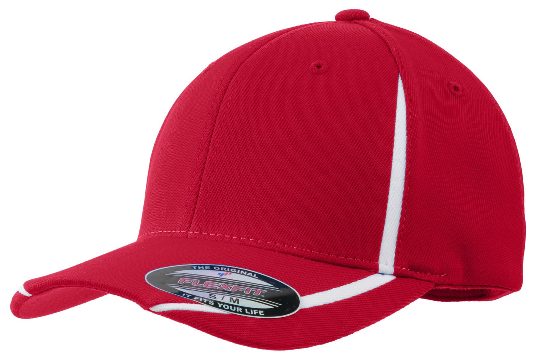 Sport-Tek- Sport-Tek® Flexfit® Performance Colorblock Cap. STC16-Medtech- 6