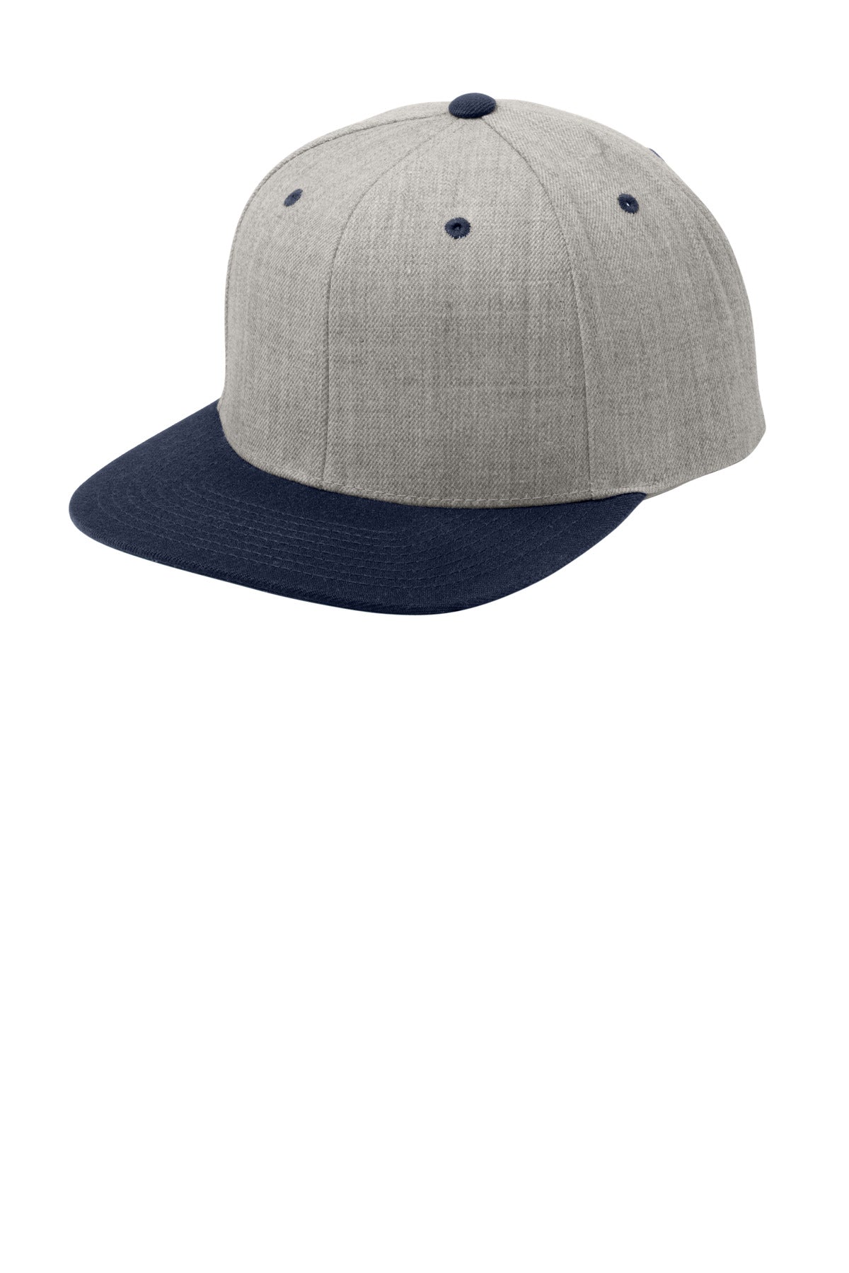 Sport-Tek- Sport-Tek® YP Classics® Flat Bill Snapback Cap. STC19-Medtech- 11