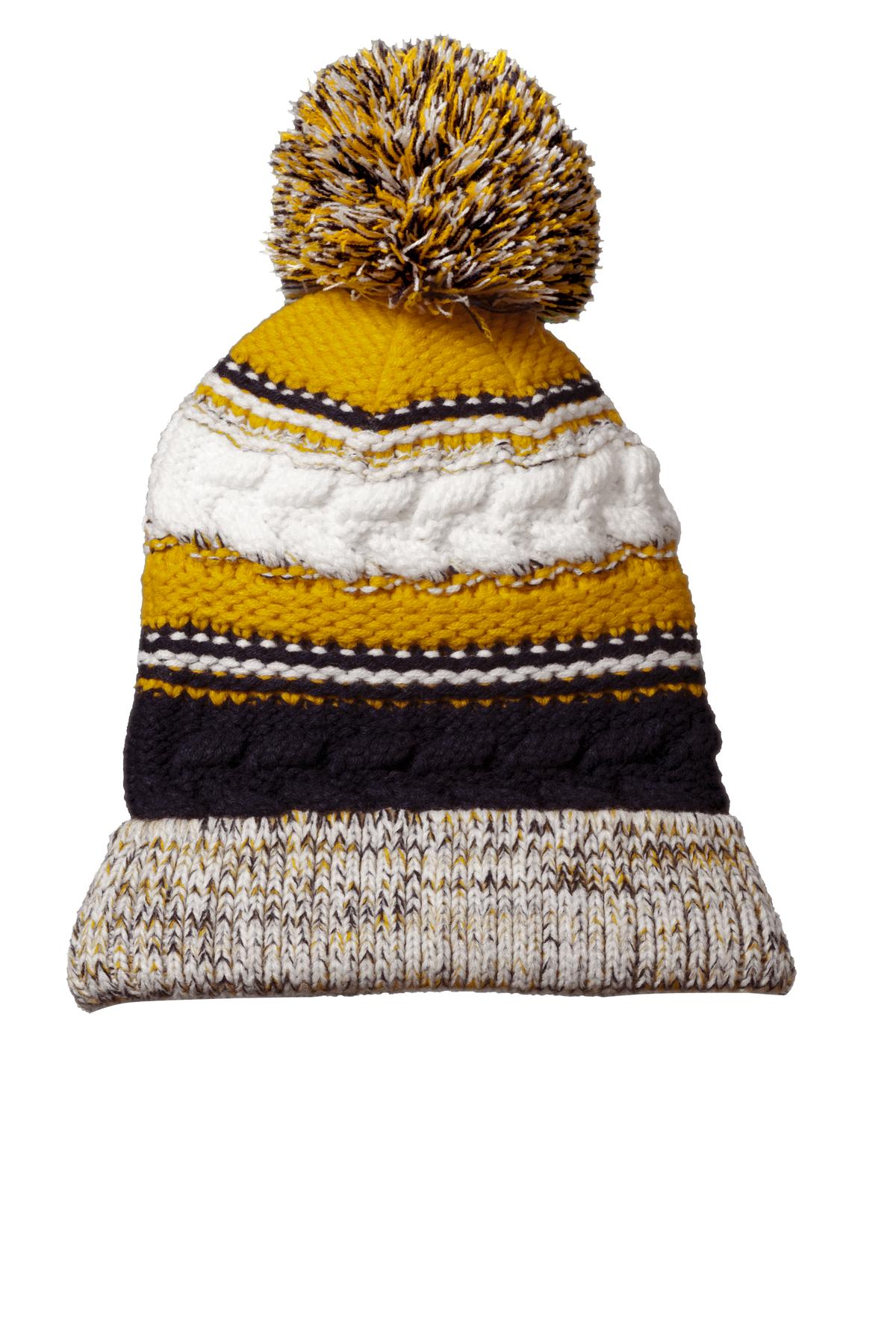 Sport-Tek- Sport-Tek® Pom Pom Team Beanie. STC21-Medtech- 6