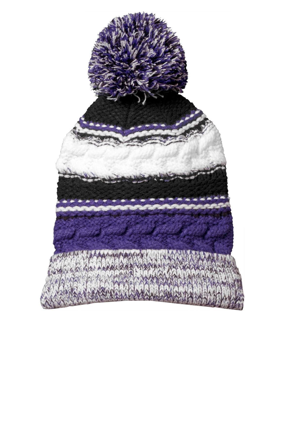 Sport-Tek- Sport-Tek® Pom Pom Team Beanie. STC21-Medtech- 5