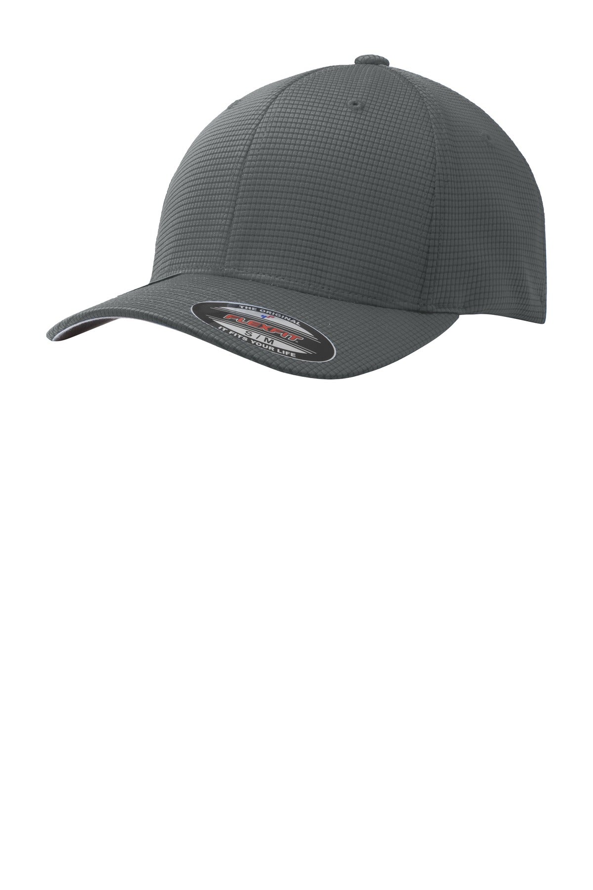 Sport-Tek- Sport-Tek® Flexfit® Grid Texture Cap. STC33-Medtech- 2