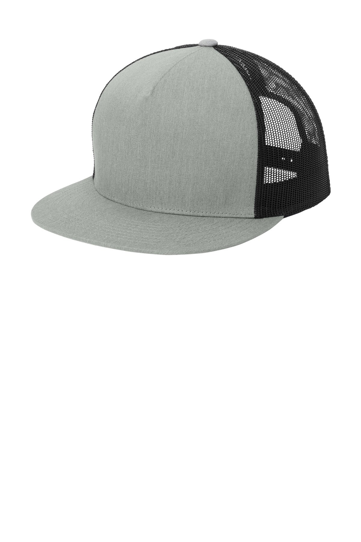 Sport-Tek- Sport-Tek® YP Classics ® 5-Panel Classic Trucker Mesh Back Cap. STC38-Medtech- 5