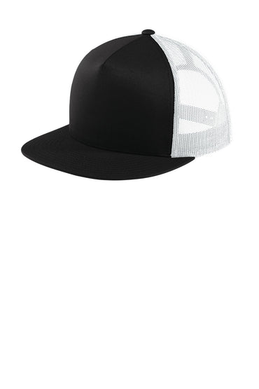 Sport-Tek- Sport-Tek® YP Classics ® 5-Panel Classic Trucker Mesh Back Cap. STC38-Medtech- 2