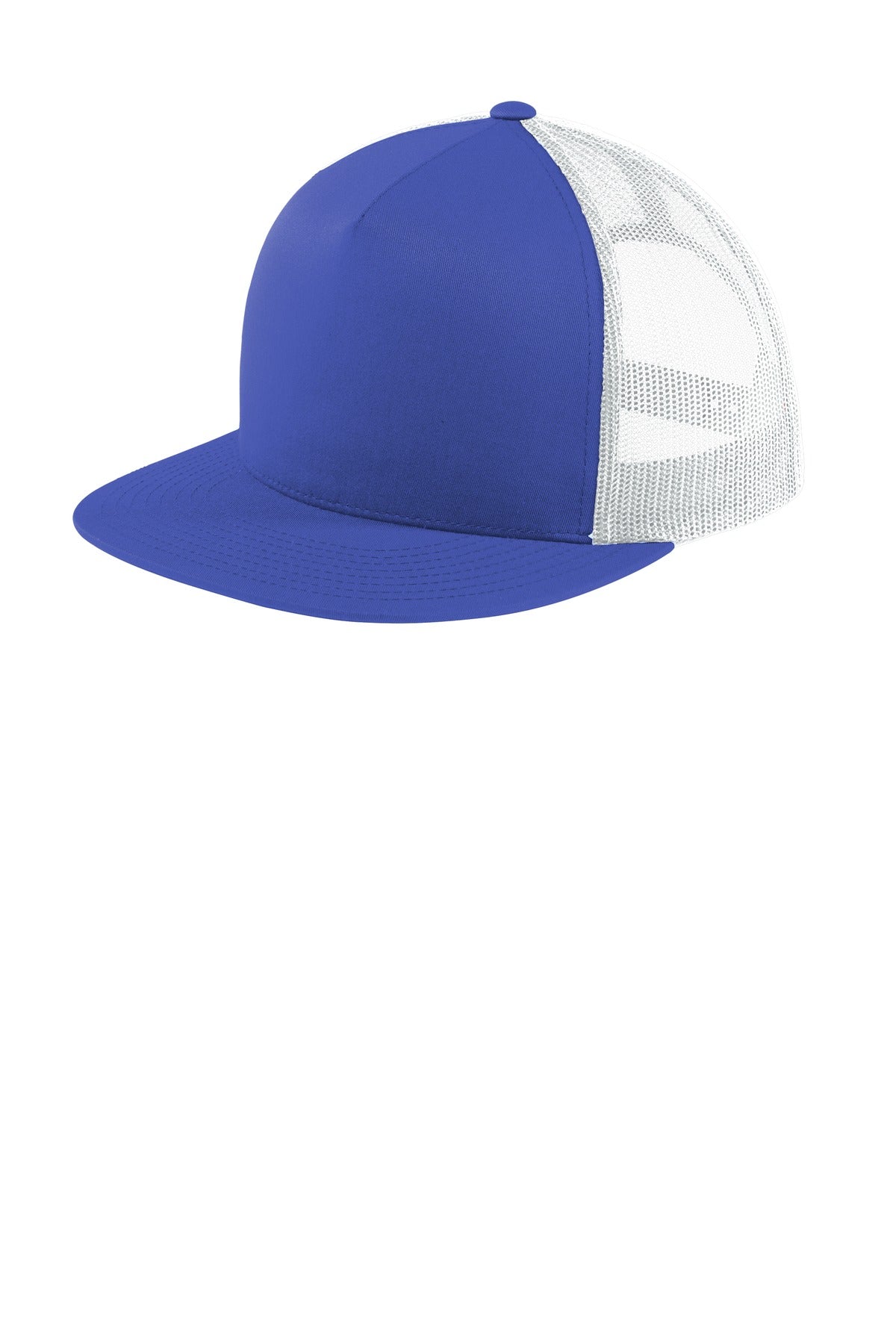 Sport-Tek- Sport-Tek® YP Classics ® 5-Panel Classic Trucker Mesh Back Cap. STC38-Medtech- 11