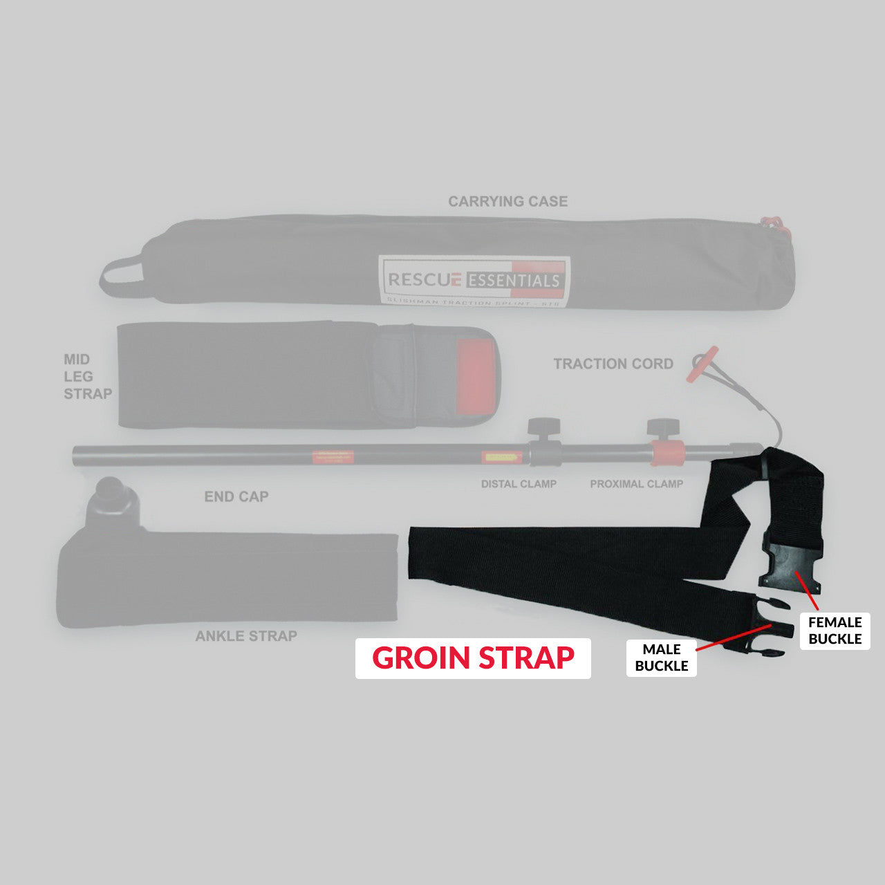 STS Groin Strap with Pad