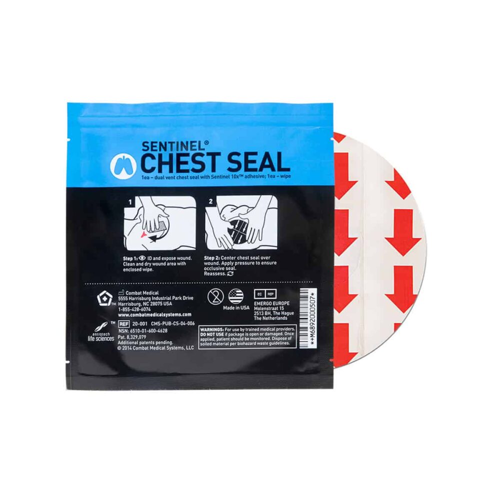  Safeguard Medical-Sentinel Chest Seal Case of 10-MedTech-1