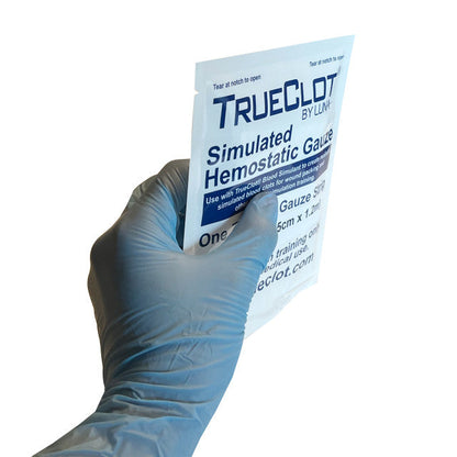 Simulated Hemostatic Gauze, 4 Ft, Z-Folded