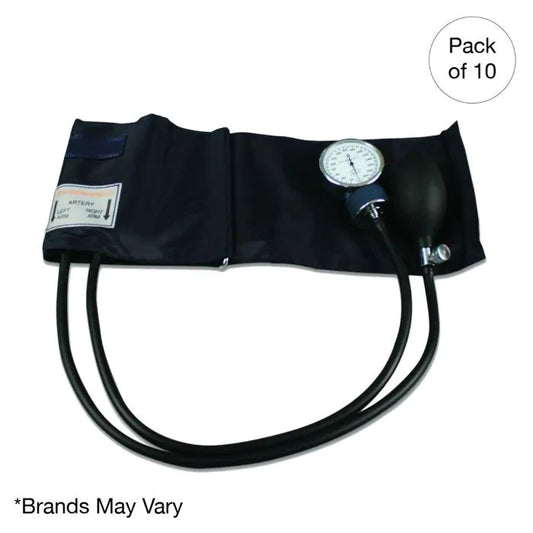 Sphygmomanometer, Blood Pressure Monitor, Medium Arm for Adult Case of 10