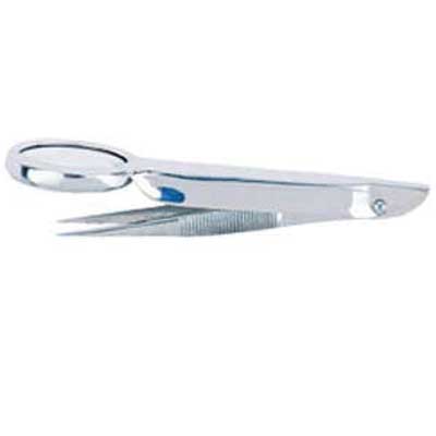 Splinter Tweezers w/Magnifier