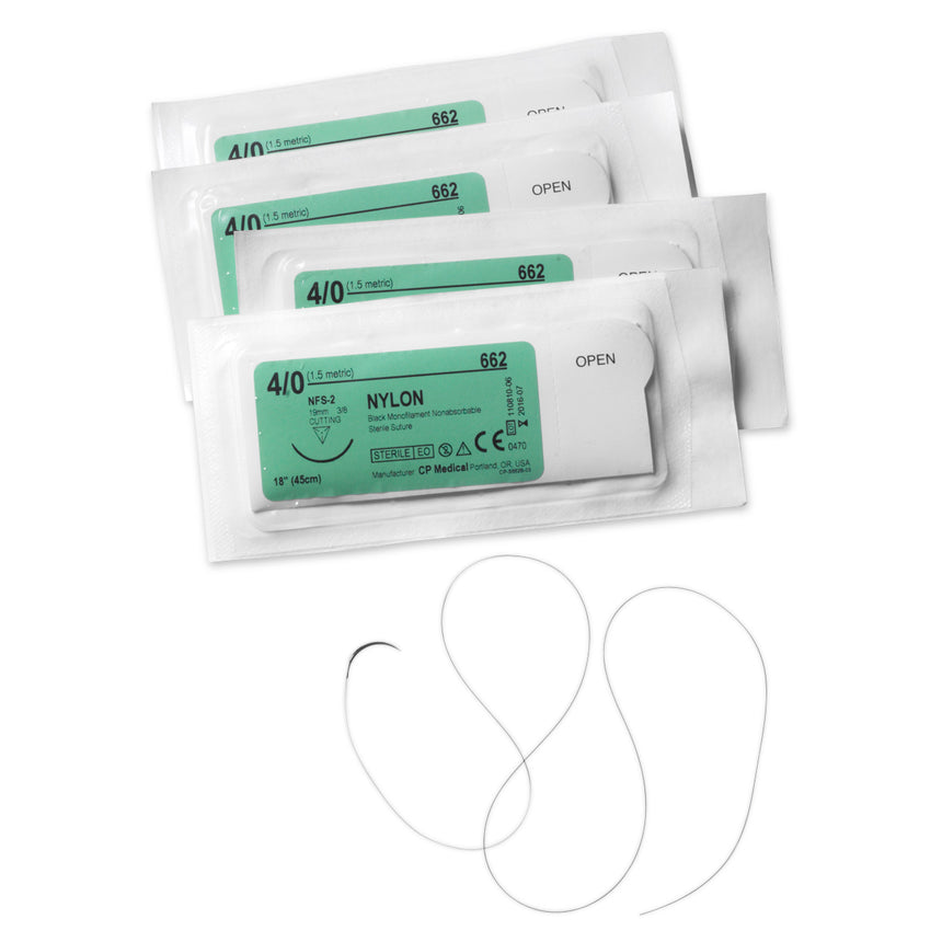 Suture Thread with Needle - Pkg. of 5