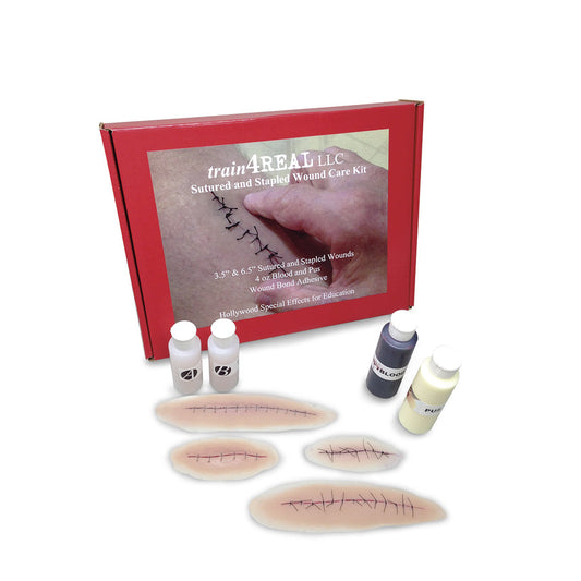 Sutured/Stapled Wound Simulation Training Kit - Light