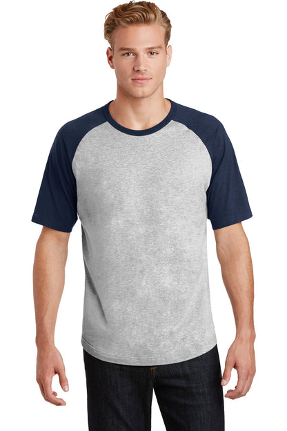 Sport-Tek- Sport-Tek® Short Sleeve Colorblock Raglan Jersey. T201-Medtech- 2