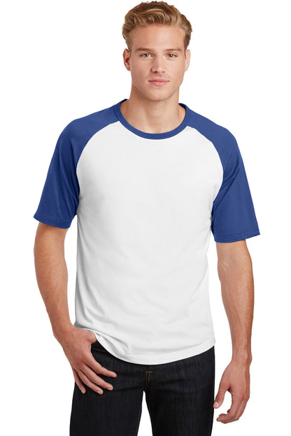 Sport-Tek- Sport-Tek® Short Sleeve Colorblock Raglan Jersey. T201-Medtech- 6