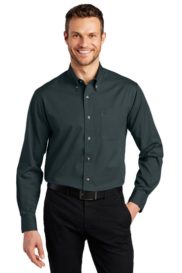 Port Authority- Port Authority® Tall Long Sleeve Twill Shirt. TLS600T-Medtech- 2