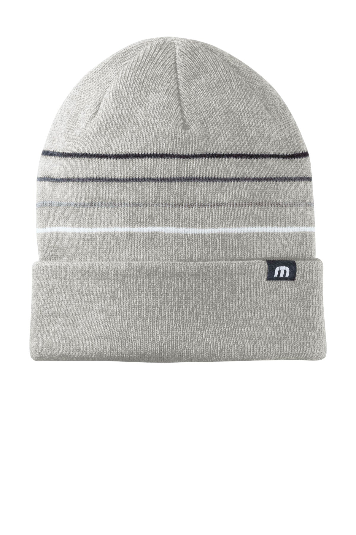 TravisMathew- TravisMathew Striped Cuffed Beanie TM1MY393-Medtech- 2