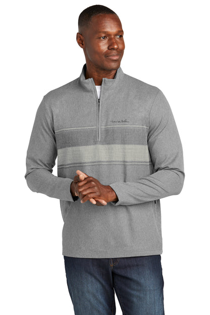 TravisMathew- TravisMathew Balboa Chest Stripe 1/4-Zip TM1MZ340-Medtech- 2