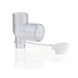 Teleflex Right-Angle Ventilator Adapter with Capped Suction Port