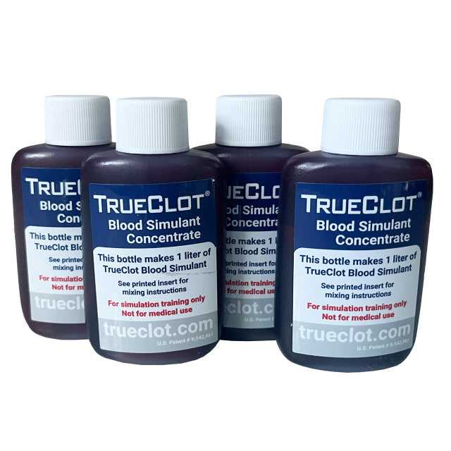 TrueClot® Blood Simulant Concentrate, Liter 4 Pack