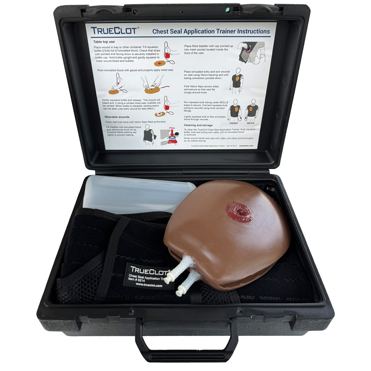 TrueClot Chest Seal Application Trainer